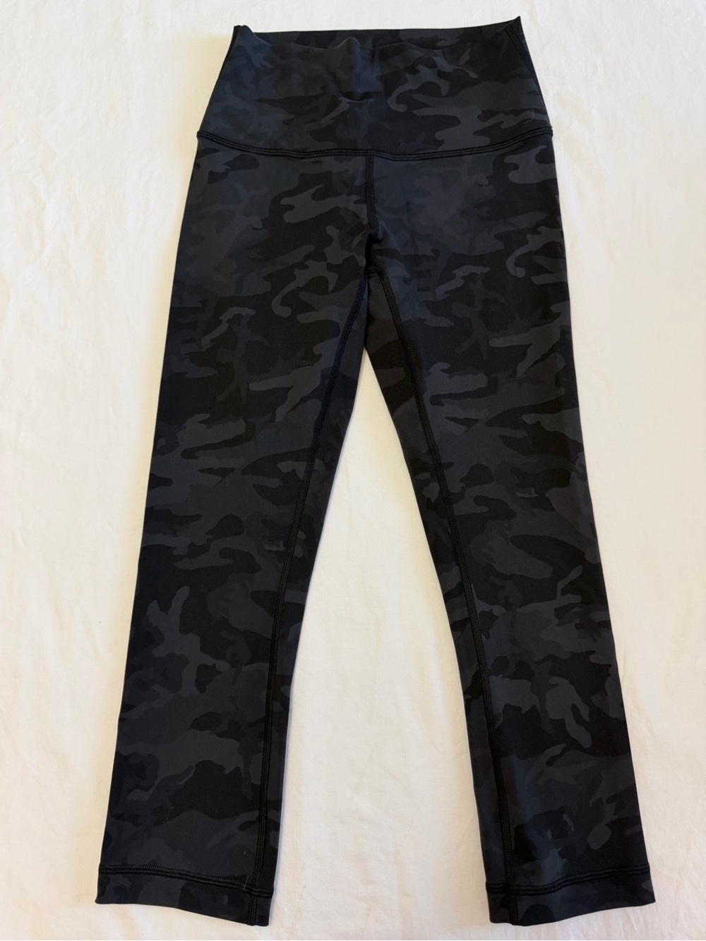 Lululemon athletica Black & Charcoal Camo High-Rise Leggings